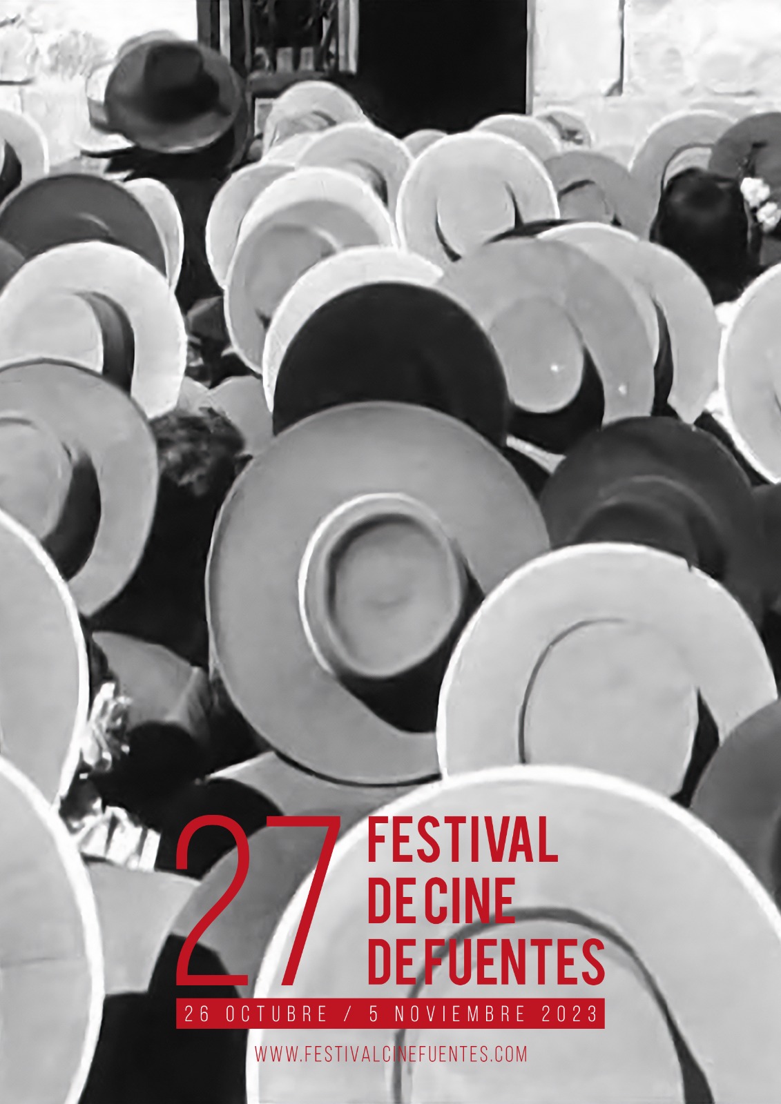 Cartel de la edición 27 del Festival de Cine de Fuentes